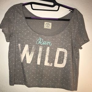 Grey Graphic Tank Top